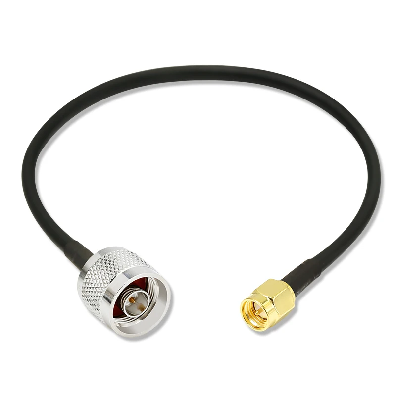 SMA штекер N Тип N к SMA Соединительный разъем RF коаксиальный разъем адаптера коаксиальный кабель удлинитель сборка тестер 50-3 RG58