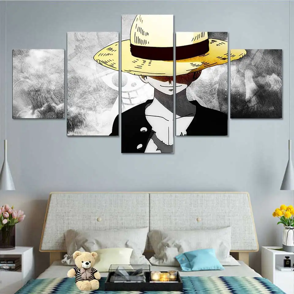 Tuval HD аккумуляторная модель отсутствующая в наличии гостиная Posteri 5 Parça Set Tek
