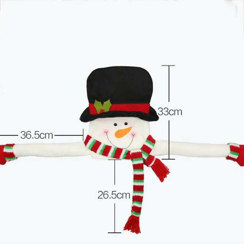 Christmas Tree Top Topper Large Cover Snowman Hat Tree Ornaments Home Outdoor Decor Gift Christmas Tree Decoration