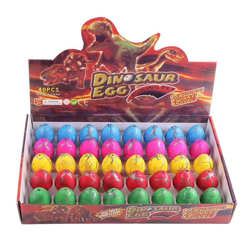 

New Style Customizable Medium Dinosaur Eggs Embryonated Egg 40-3 X 4cm Bubble Water Expansion Larger Educational Toy
