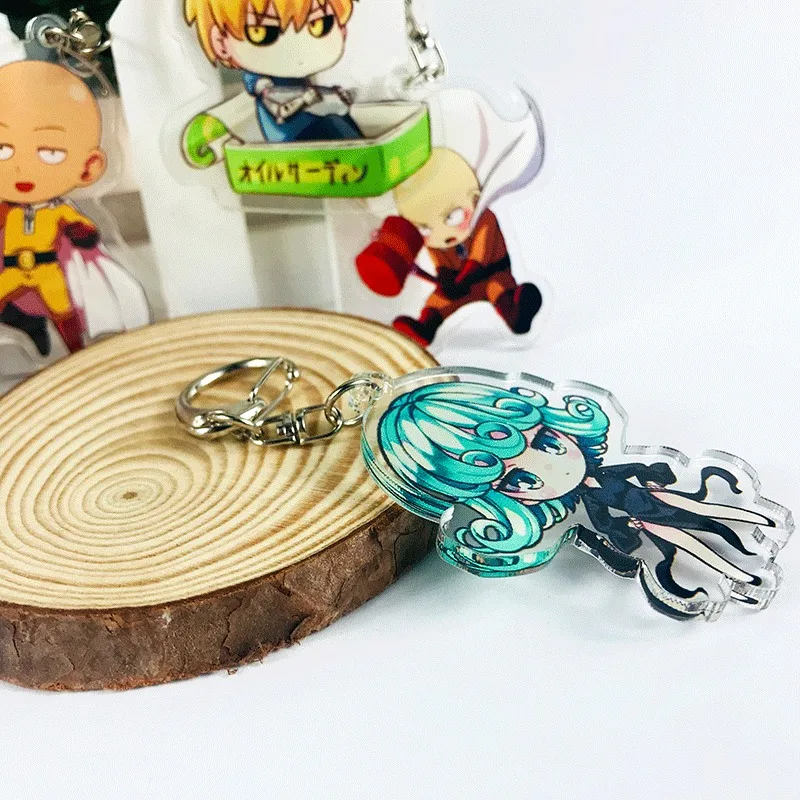 1 шт. Аниме ONE PUNCH-MAN Saitama Genos Senritsu no Tatsumaki ATOMIC SAMURAI брелок Pnedant