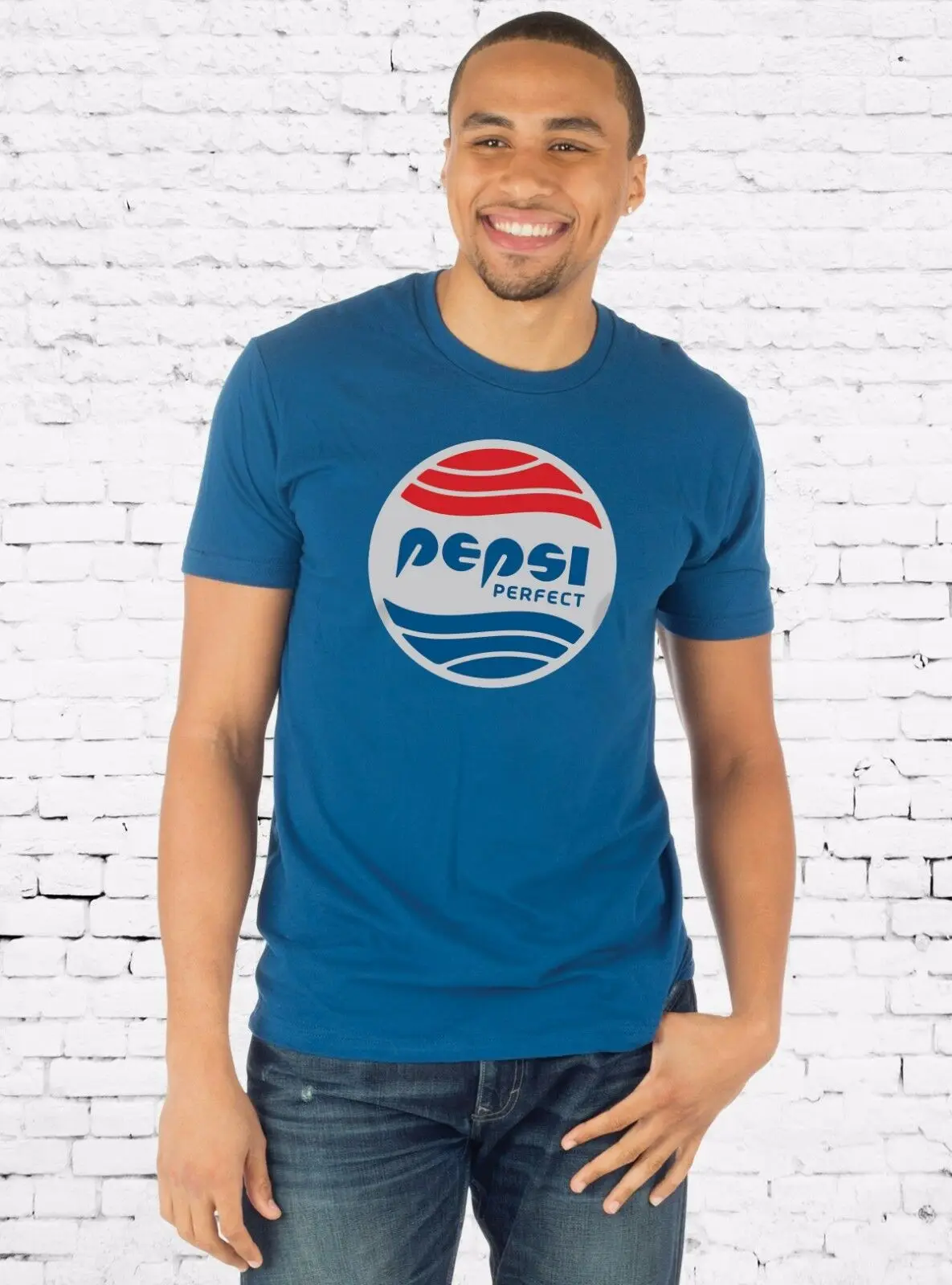 

Back To The Future Pepsi Perfect T-Shirt NYC COMIC CON Size L Men T-Shirt Lowest Price 100 % Cotton