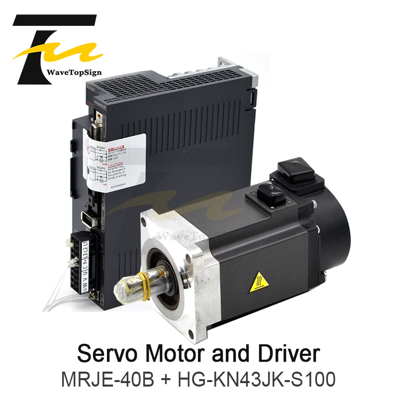 Mitsubishi AC Серводвигатель 200W 400W 750W + Драйвер усилитель MR JE 20B 40B 70B мотор HG KN