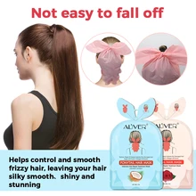 1 шт. 15 мл натуральный кокос Роза питательная маска для волос хвост гладкая Тонизирующая кератиновая маска для лечения сухие поврежденные волосы TSLM2