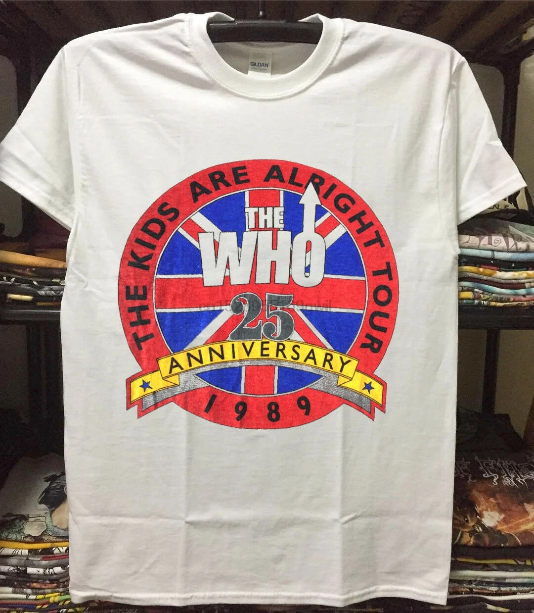 

VINTAGE THE WHO THE KIDS ARE ALRIGHT TOUR 1989new hot gildan t shirt reprint