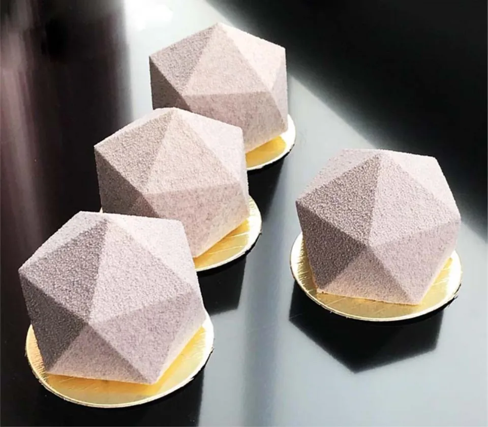 JO жизни силиконовые 3D пентаграмма со звездами в виде геометрических фигур украшения торта Форма для Мусса жаропрочная посуда для десерта форма для кекса