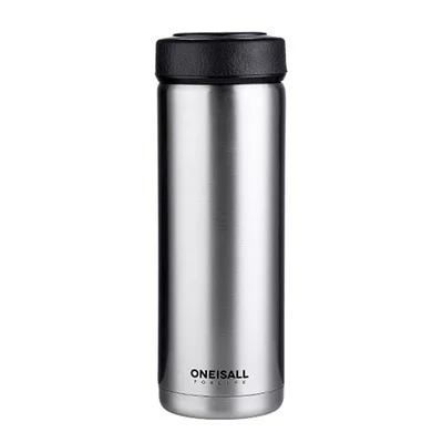 680ml Silver Термосы, термосы для кофе, бутылки для заварки чая, кофейная кружка из нержавеющей стали 304, термоизоляционная бутылка для машины, 380 мл, 680 мл - Цвет: 680ml Silver