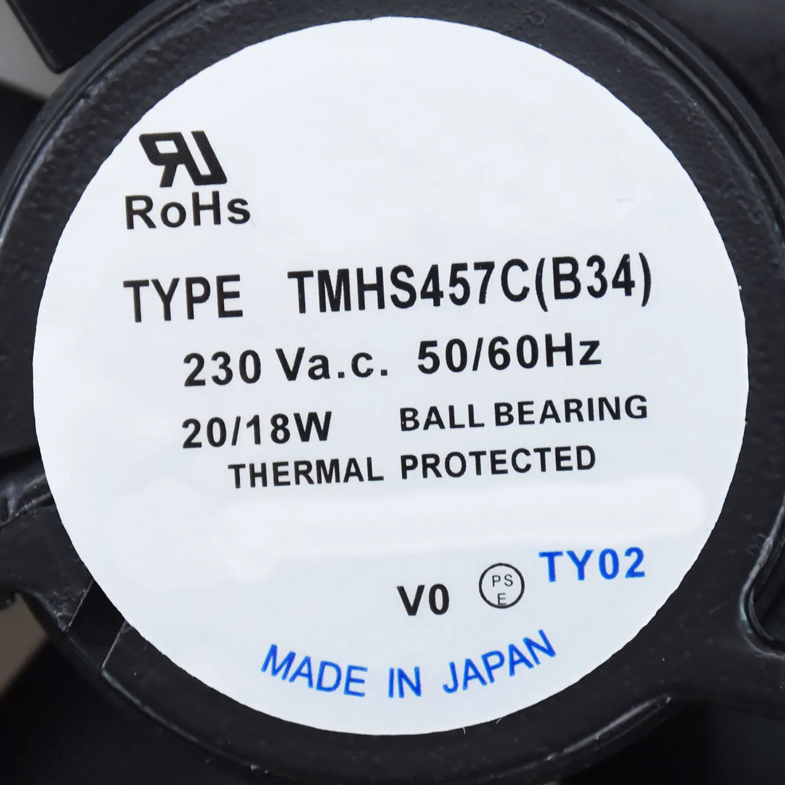 Цельнометаллический высокотемпературный FanTYPE TMHS457C(B34) fan230VAC 120*120*38