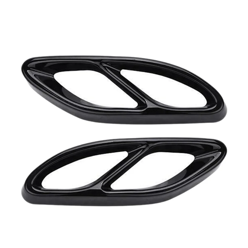 

Exhaust Pipe Tips Cover for W213 W205 Coupe W246 W216 GLC GLE GLS CLA (15-19) Black