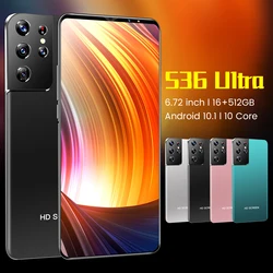 Global Version S36 U1tra Smartphones 6.7Inch 5600mAh 48MP 512GB Unlocked Cellphones Android Mobile Phones Celular 5G