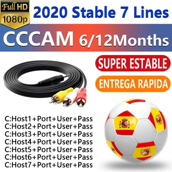 

Stable CCCAM Europe Spain Portugal server Suitable for DVB-S2 Enigma2 box satellite TV receiver 1 year 7 lines CCCAM Clines