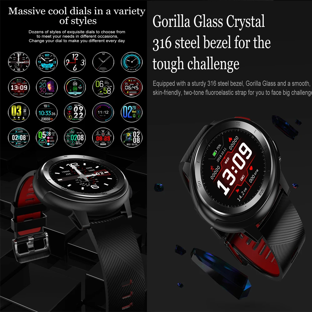 DT68 Смарт-часы для мужчин ЭКГ Smartwatch фитнес-трекер для измерения сердечного ритма IP68 Водонепроницаемые женские Смарт-часы спортивные наручные часы VS DT98 L5 L8