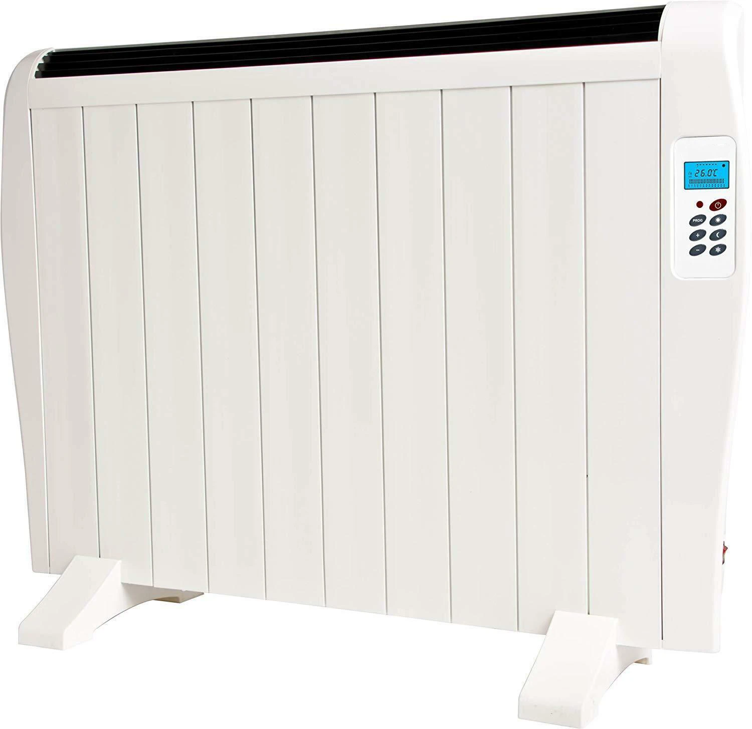 1200W 1500W Electric Panel Heater Radiator with Remote Control Wall Mounted or Free standing
