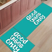 Уличный стиль хороший Vibes Только 2 шт. коврик для кухни под домашним питомцем миска для воды еды коврики для входа в дорогу аксессуары для ванной комнаты