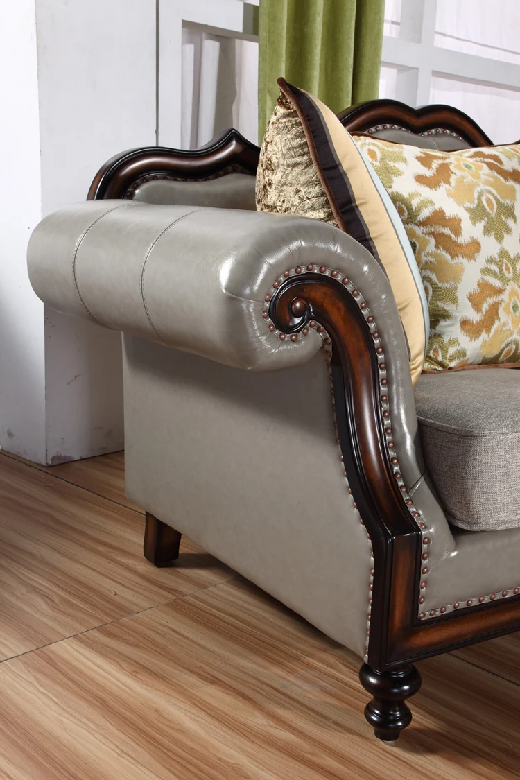 Итальянский современный кожаный диван дизайн мебель для гостиной WA592