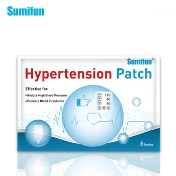 

Sumifun 6Pcs/Bag Hypertension Patch For Reduce Control High Blood Pressure Plaster Chinese Herbal Lower Blood Pressure