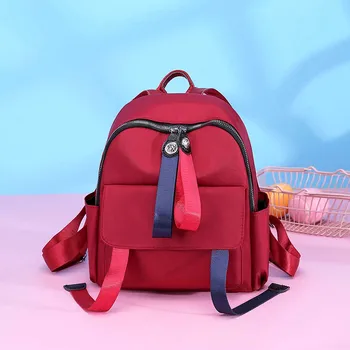 

Women 2019 Solid Color Mini Backpack New Shoulder Bag Fashion Small Back pack plecak Student Bag Casual Travel Bagpack bolsa #C8