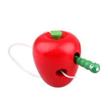 Мини-черви едят фруктовый узор игрушки детские игрушки играющие развивающие цвета распознавания игрушки детские подарки