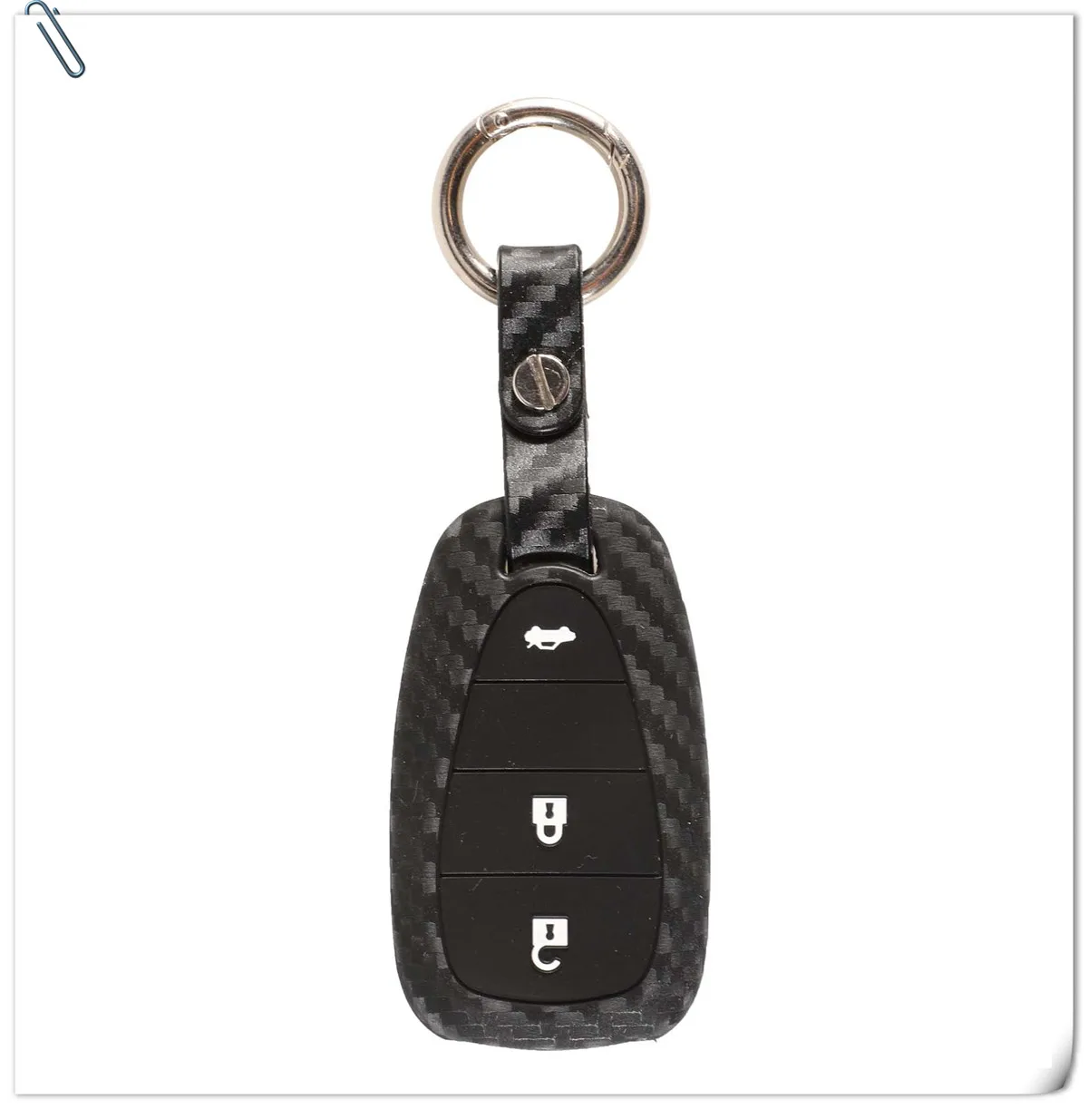 Keyforkess 10x Cassa Chiave Dell'automobile Del Silicone di Carbonio per la Chevrolet Chevy Camaro Cruze Malibu Fob Chiave A Distanza Della Copertura Car Styling portachiavi - He9e91c1b88a346f497ef8ac926846e27Q