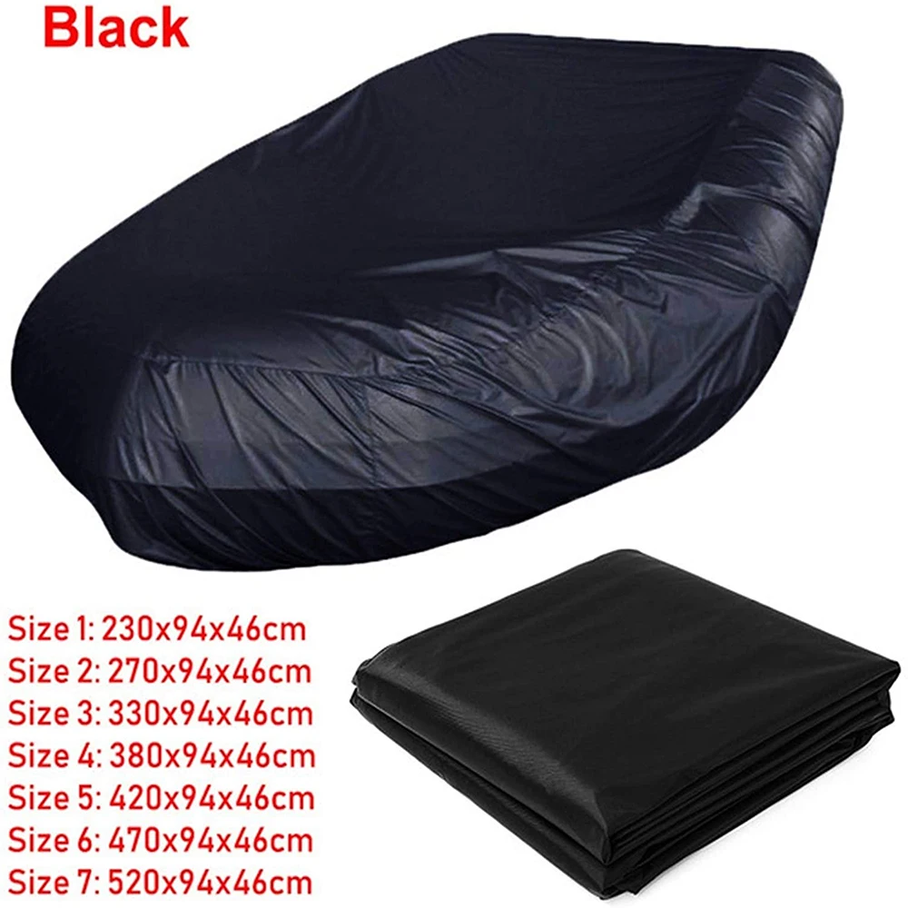 Marine Boat Cover Waterproof Dustproof Anti UV Ice Snow Inflatable Boat Dinghy Fishing Rubber Kayak Sun Cover Heavy Duty