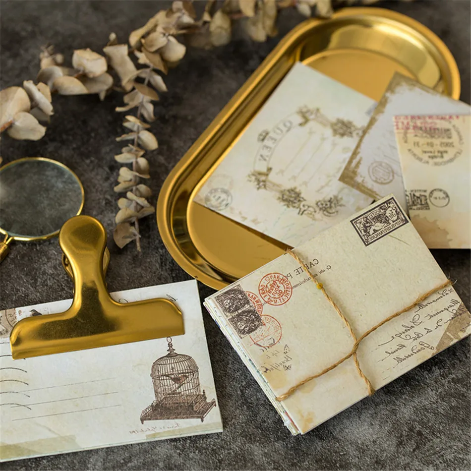 DiyArts Ретро маленький конверт креативный мини декоративный конверт для хранения конверт для поздравительной открытки