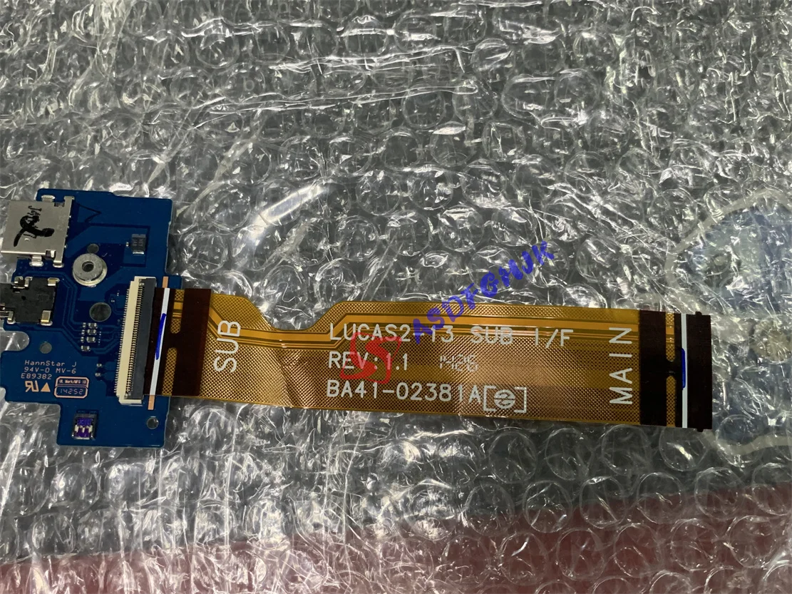 Usato Originale Per Samsung 13 Muslimex Chromebook Usb Daughterboard Con Cavo Completamente Testato Spedizione Gratuita