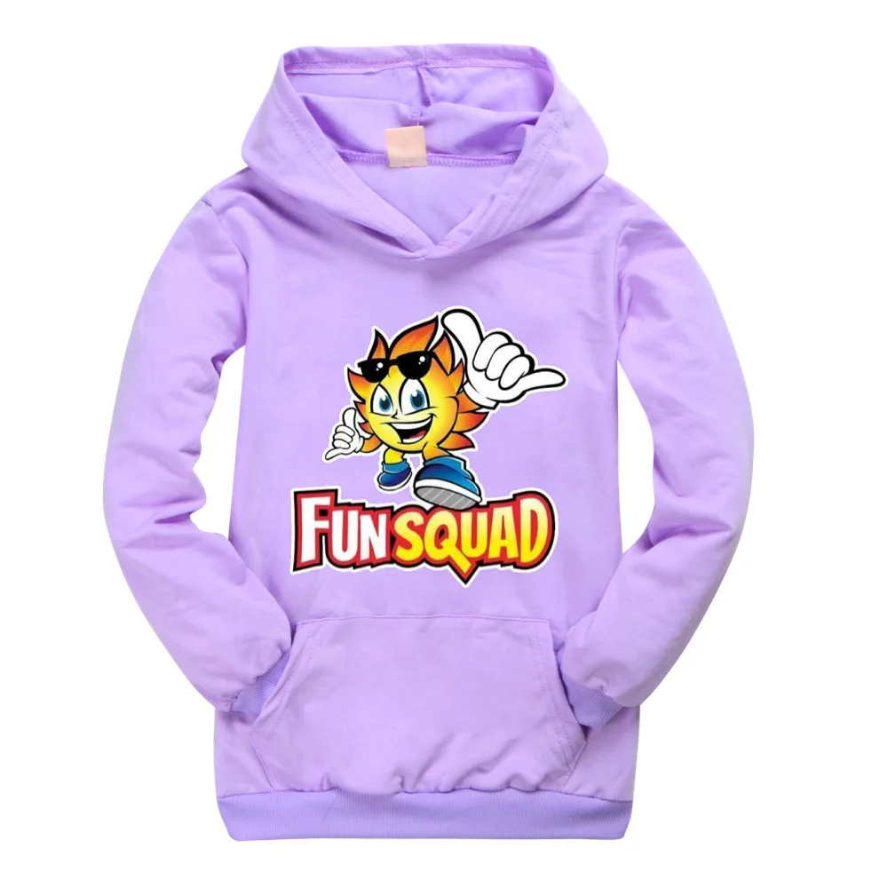 Autumn Fun Squad game Kids Girl Boys Full Sleeve Hoodie Sweatshirt Child Baby Cartoon Hoody Coat Tops Jacket Children Clothing