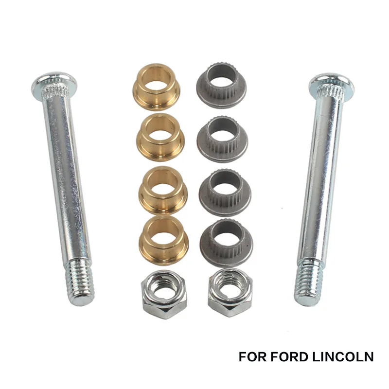 Front Door Hinge Pin & Bushing Repair Kit 2 Pin 1 Door For Ford Lincoln