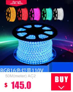 Fanlive 50 м DC 12 В 5 м 600 светодио дный s SMD 5050 Гибкие Rgb светодио дный полосой ленты полосы света для Кухня свет Водонепроницаемый ленты
