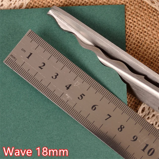 Pinking Shears Handled Professional Dressmaking Sewing DIY Craft Pinking Scissors Zig Zag Scissors Fabric Decorative Edge Tool Wave 18mm
