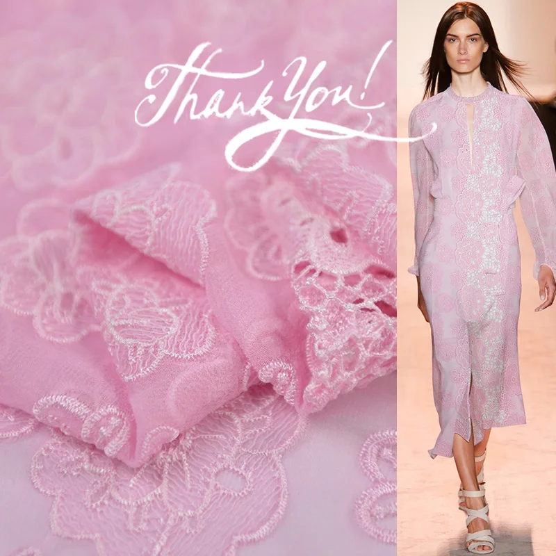 85 см ширина шелковая нижняя ткань Хлопок Вышитая Водорастворимая кружевная для