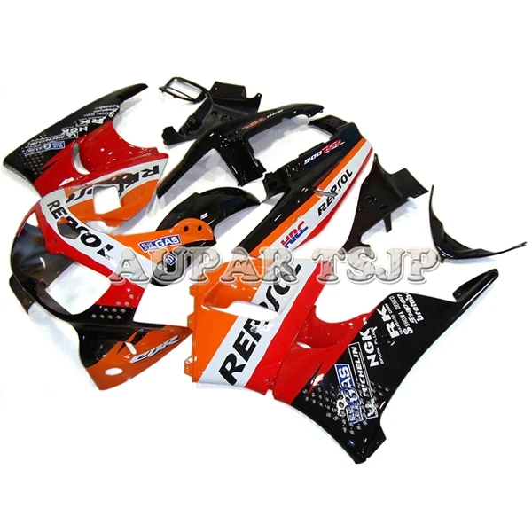 Repsol оранжевые и черные Обтекатели подходят для Honda CBR900RR 893 CBR893RR 1994 1995 94 95 ABS пластик обтекатель кузова Комплект