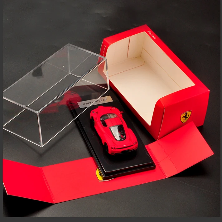 ACE 1/64 суперкар Enzo 3 вида цветов бело синяя Роскошная Спортивная Тема модель