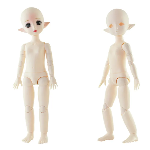 Adollya 1/6 BJD Doll Body 30cm 16 Movable Joints Toys for Girl Ball Jointed Swivel Doll Elves Naked Doll for Girls 3