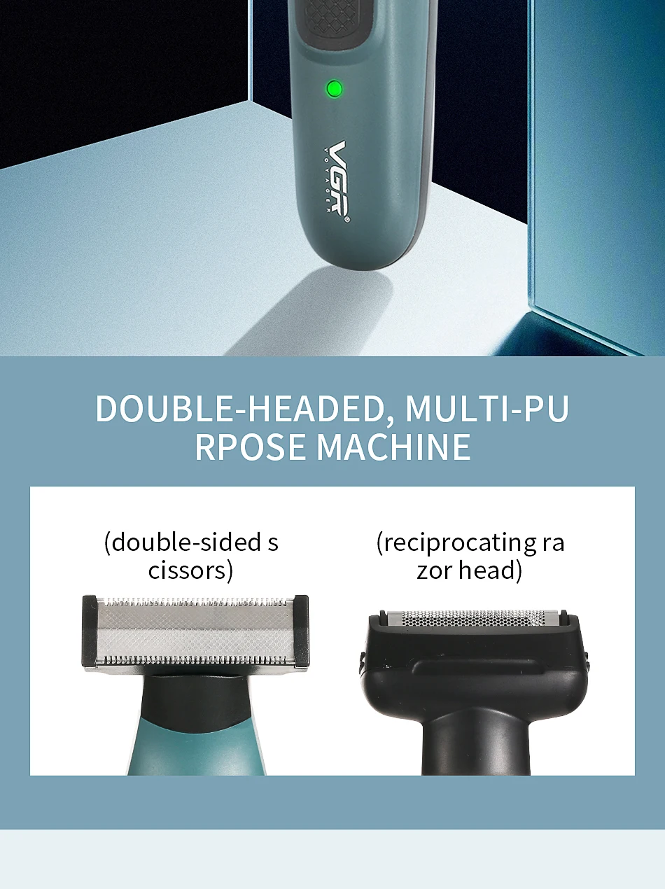 VGR V-393 One Blade Washable Shaver description image 2