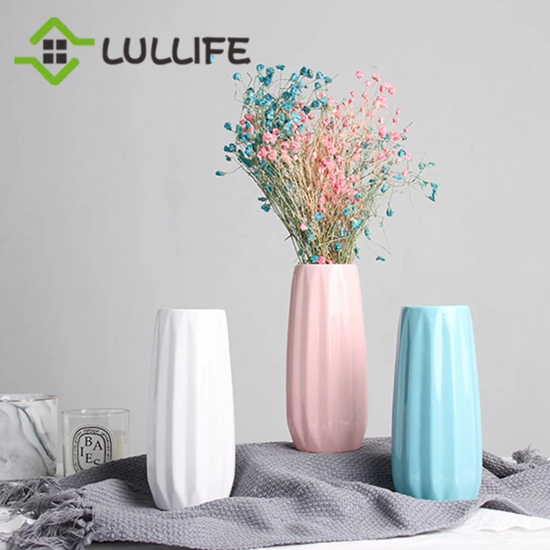 

Ceramic Flower Vase Flower Origami Plant Vase For Flower Tabletop Flowerpot Desktop Arrangement Container Nordic Home Decoration
