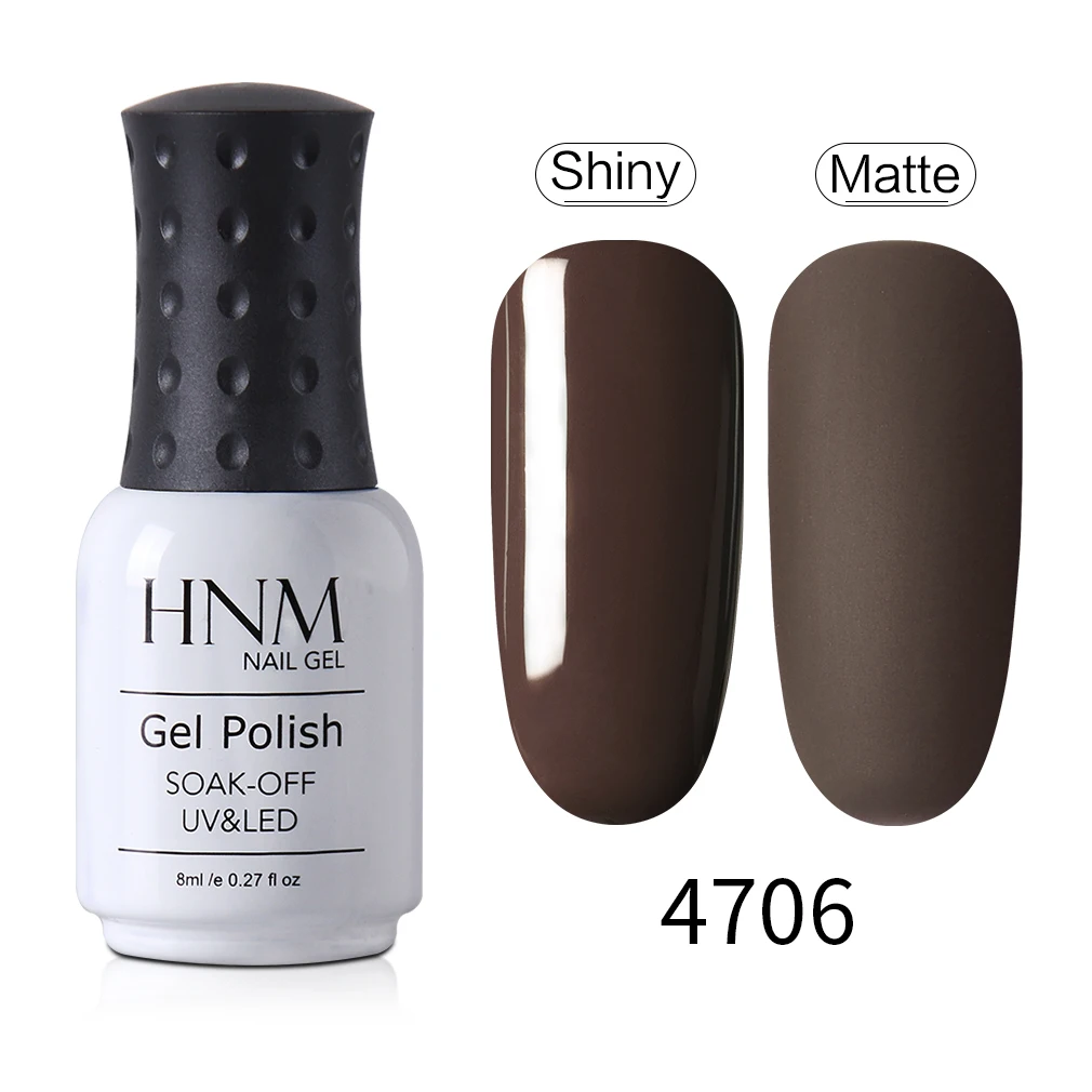 4706 HNM Macchiato УФ гель лак для ногтей светодиодный матовый гель, топ-лак замачивающий лак счастливый Гибридный Полупостоянный лак - Цвет: 4706