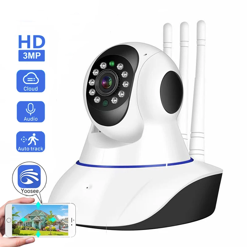 HONTUSEC YOOSEE HD IP Camera Wireless 2MP 3MP Home Security Night Vision Two Way Audio CCTV Indoor Baby Monitor | Безопасность и