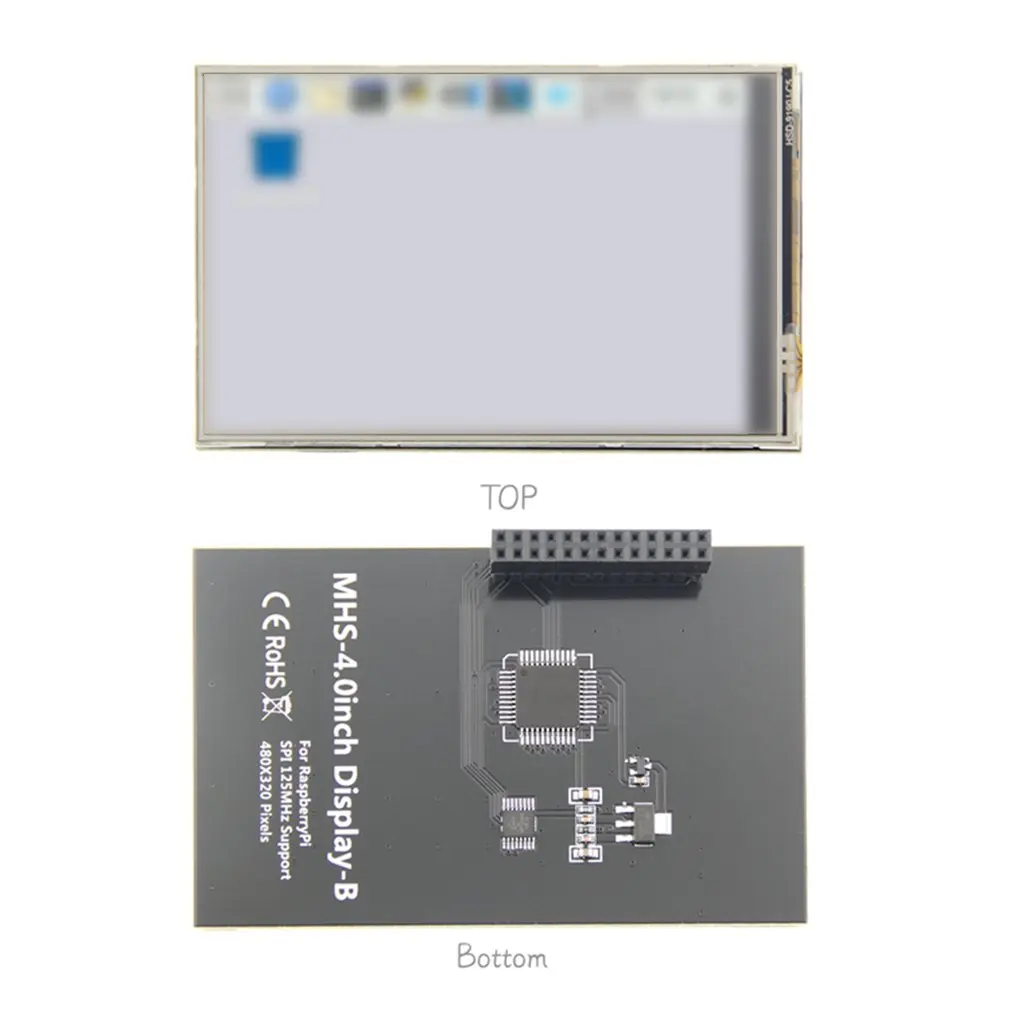 Сенсорный экран SPI 800X480 4 дюйма дисплей модуль 800*480 ips сенсорный экран для Raspberry Pi 4 Модель B 3B+/3B/2B/B+ сенсорный экран