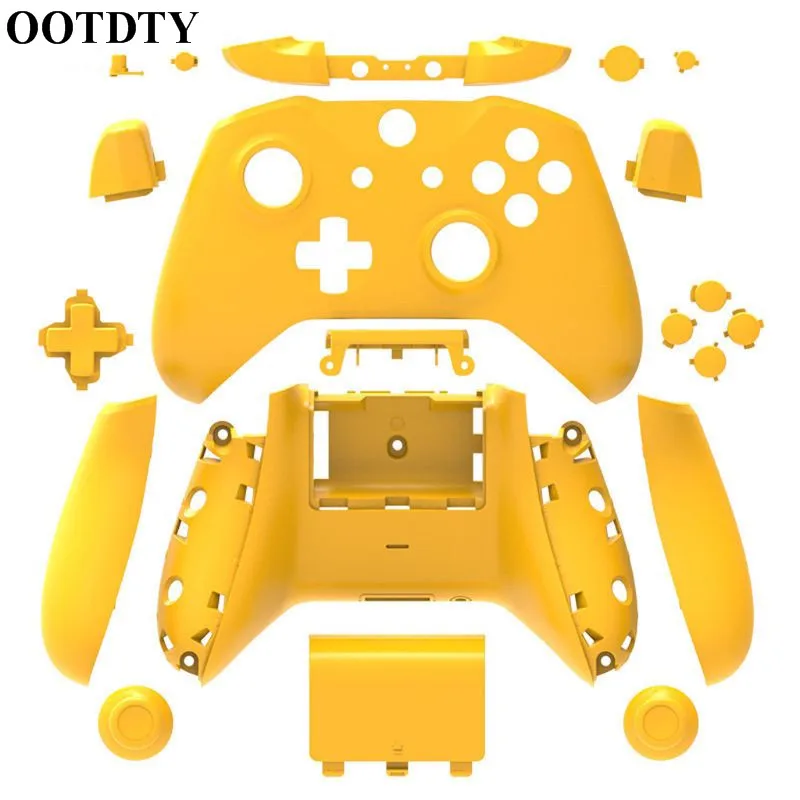 OOTDTY оболочка для Xbox One тонкая Замена Полный корпус и кнопки мод комплект матовый чехол