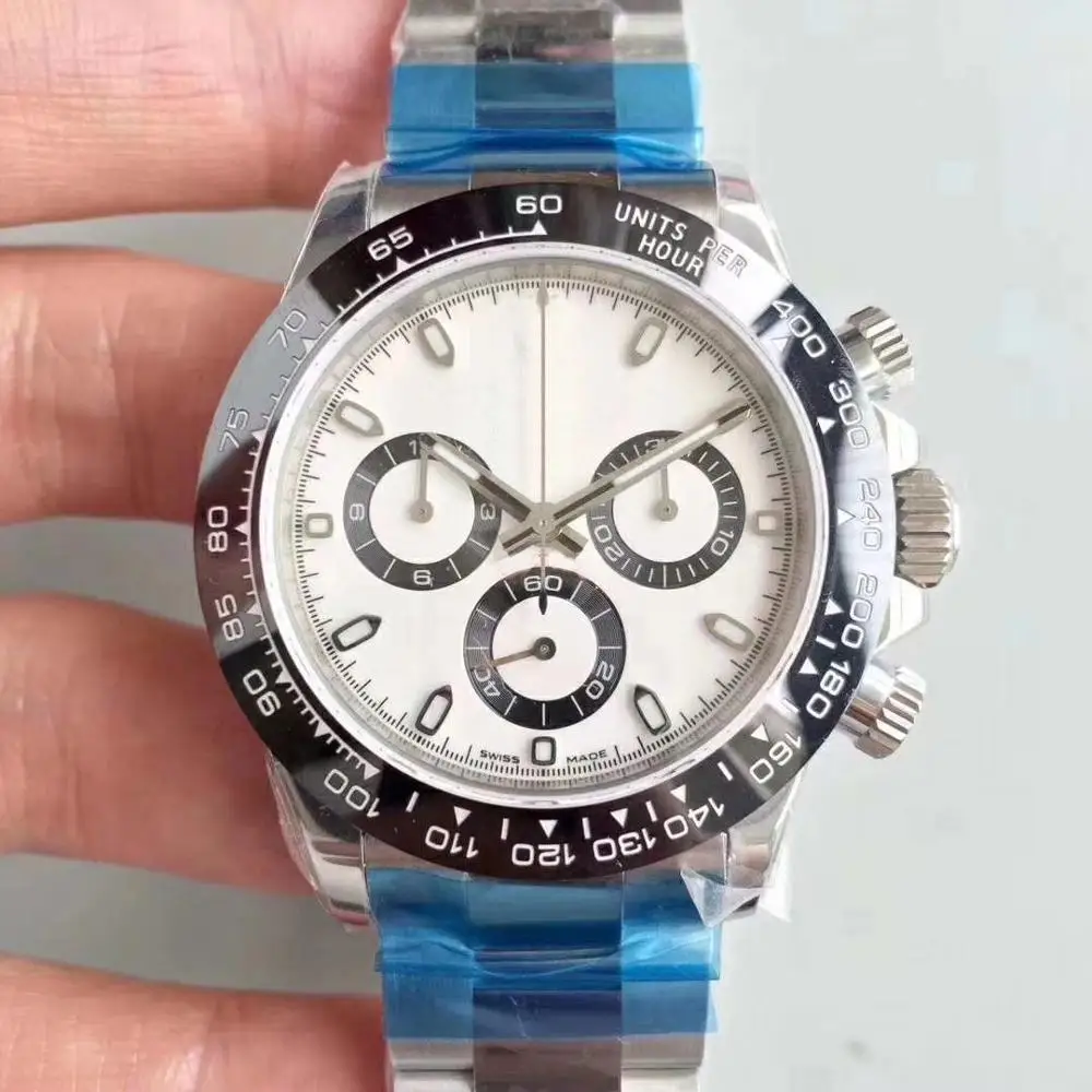 

Luxury Brand 39mm Men's Watch Chronograph Sapphire Glass Stainless Steel Case AAA 1 Luminous Automatic mechanical watches