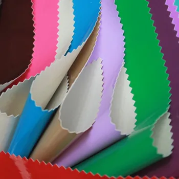 

10 yards roll PVC mirror leather artificial leather Luggage decoration leather fabric 0.35mm thin