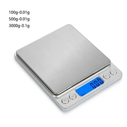 Balance numérique LCD de précision 0.01g/0.1g, Mini Balance électronique pour la cuisson du thé, 500g/3000g 