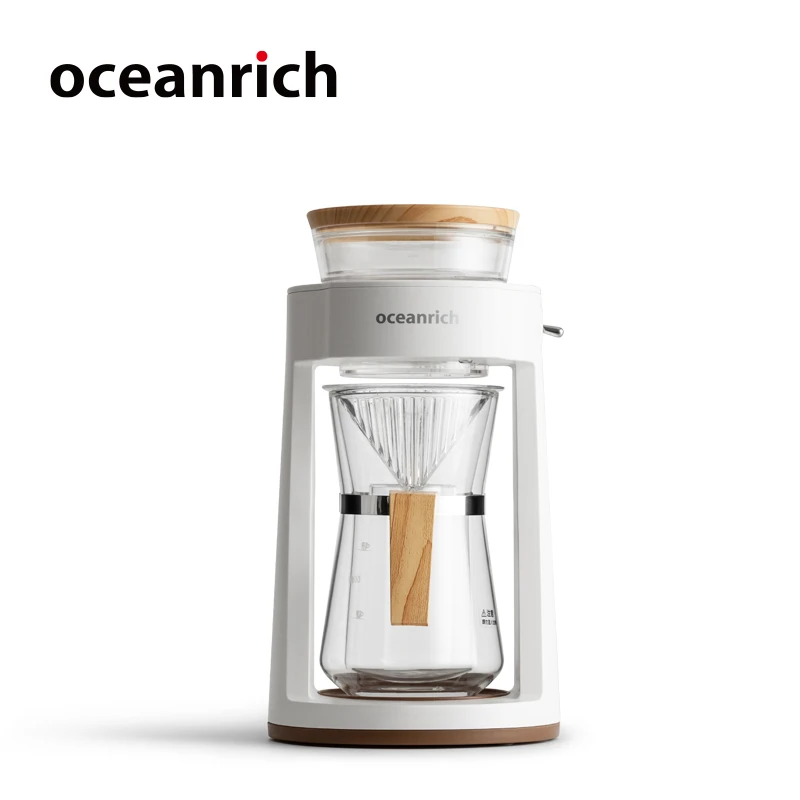 Oceanrich Portable Electric Drip Coffee Maker Auto Filter Coffee Machine 