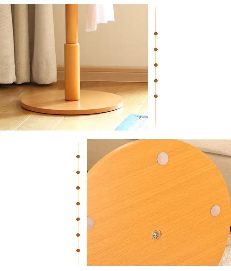 Colgador Ropa De Pie Vintage Percha Wieszaki Na Ubrania Perchero Pared Wood Cabide Cintre Wieszak Coat Rack Clothes Stand