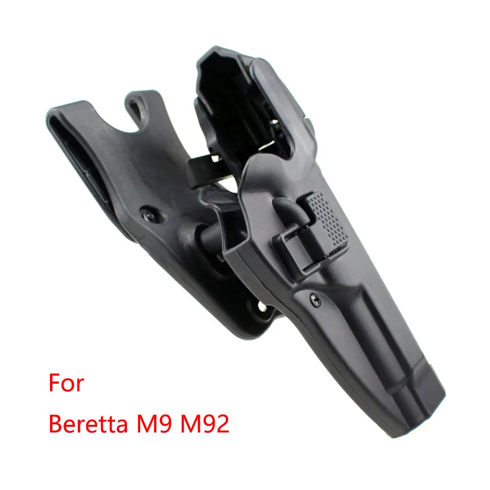 

Tactical Holster Military Pistol Holsters Holder Level 3 Lock Right Hand Waist Belt Gun Pistol Holster for Beretta M9 M92