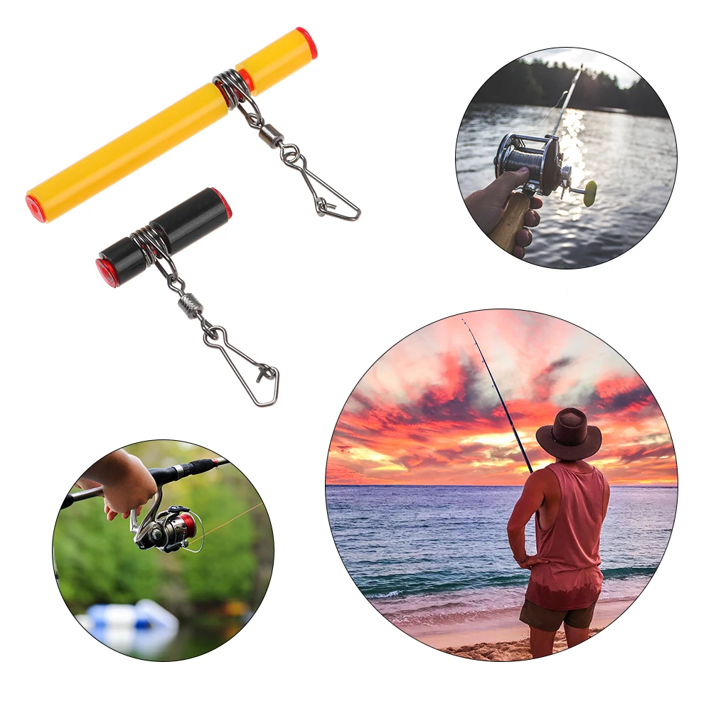 10 Pcs Black Plastic Head Swivel Sea Fishing Balance Strong Snap String Hooks Bracket Anti-winding Tackle Sinker Slides fishing tools fishing accessories fishing counterweight sinker fishing tool fishing float fishing tackle fishing swivels fishing hook fishing hook keeper fishing hook tube