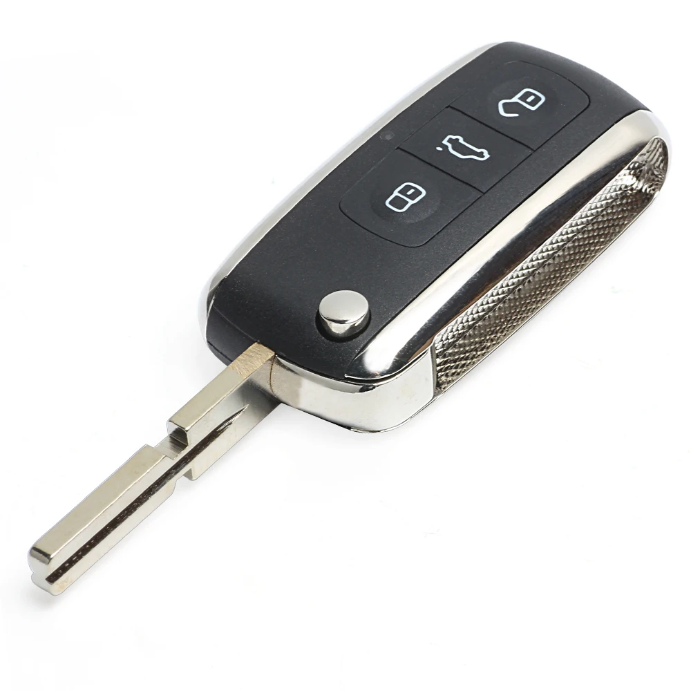 Складной Дистанционный брелок KEYECU Bentley 3 кнопки 315/433 МГц чип ID44 ДЛЯ BMW всех моделей