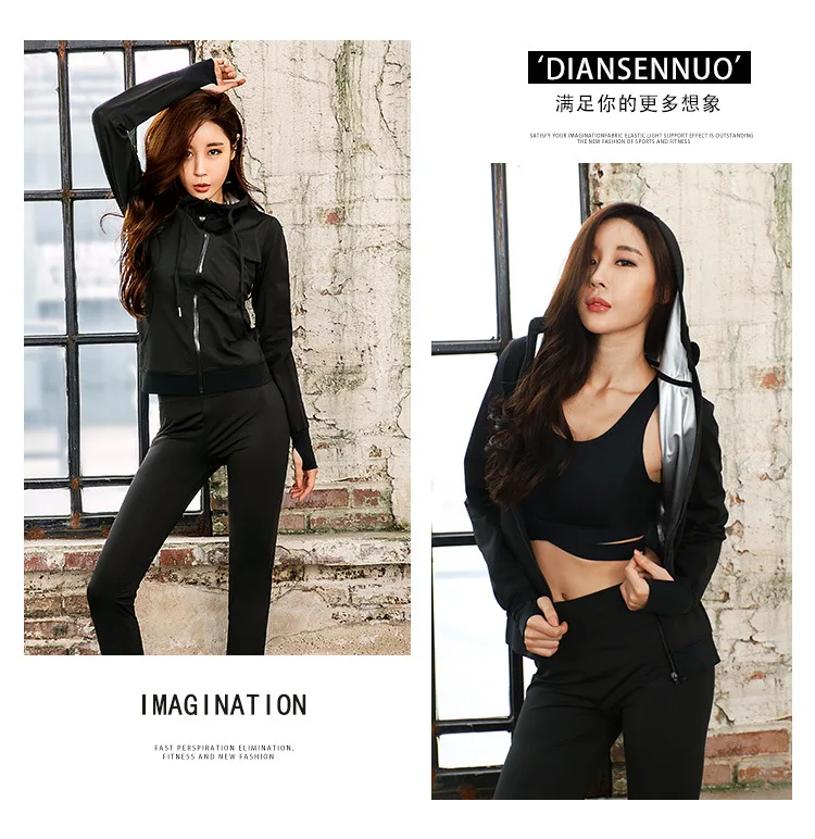 Factory Currently Available OEM Customizable Violent Khan Service WOMEN'S Coat Tops Yoga Clothes Sports Fitness Suit Explosion K