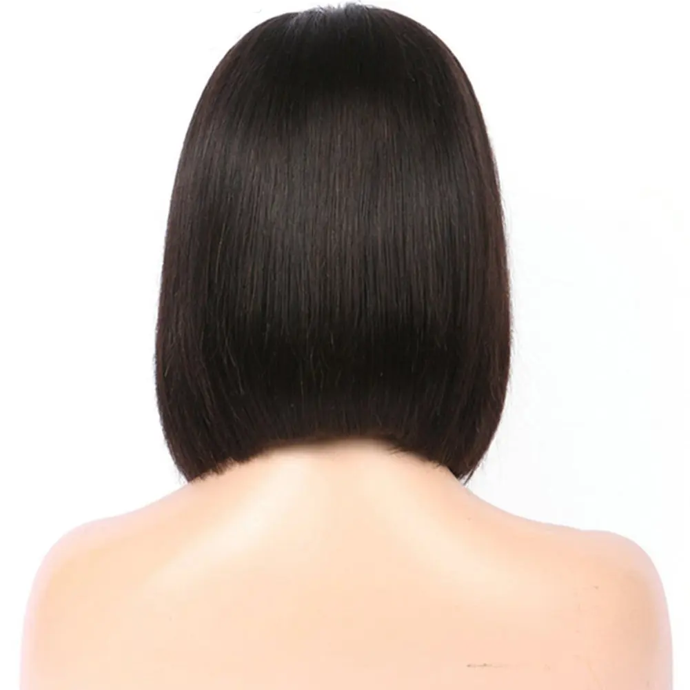 MRSHAIR 13*4 короткий парик с кружевом спереди боб бразильские человеческие волосы Remy